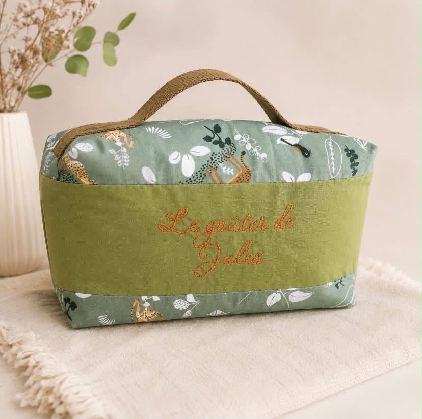 Trousse à goûter personnalisée